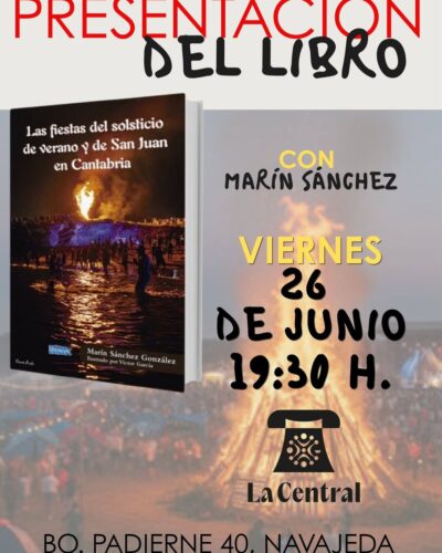 Presentación del libro de Marín Sánchez en La Central, Navajeda