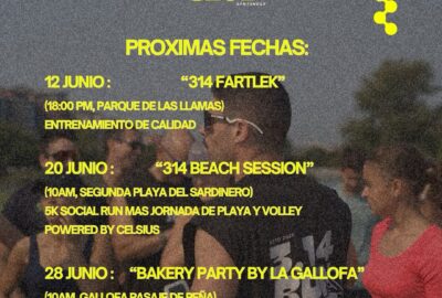 Calendario 314 Run Club Santander Junio: Fartlek, Beach y Bakery