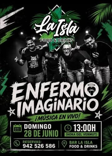 Enfermo Imaginario en directo en Bar La Isla