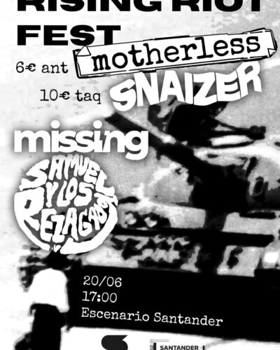 Concierto Rising Riot en Escenario Santander con Motherless