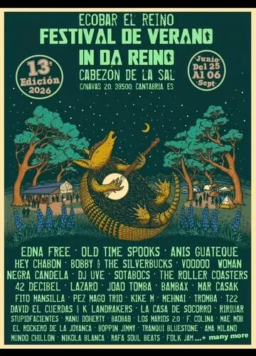 Festival de Verano In Da Reino en Cabezón de la Sal 2026