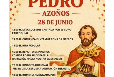 Fiestas de San Pedro 2026 en Azoños