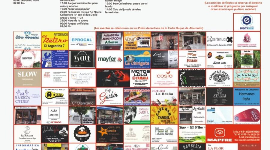 Fiestas de San Pedro de la Calle Alta en Santander 2026