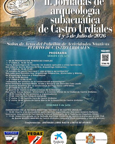 II Jornadas de Arqueología Subacuática en Castro-Urdiales 2026