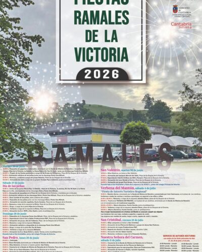 Fiestas Patronales Ramales de la Victoria 2026 en Cantabria