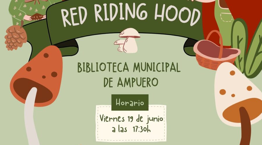 Storytelling y manualidad Caperucita Roja en Biblioteca Ampuero