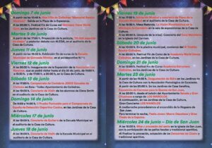 Fiestas de San Juan 2026 en Colindres: cartel, horarios y actividades
