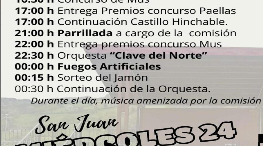 Fiestas Patronales de San Juan en Ramales de la Victoria 2026