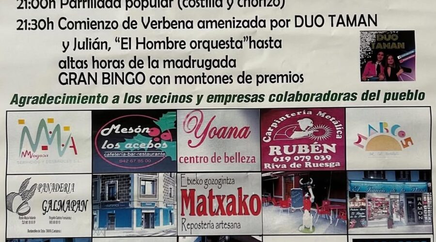 Fiestas del Corpus Christi en Herada de Soba, 6 de junio