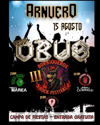 III Borriqueros Rock Festival en Campa de Fiestas, Arnuero 2026