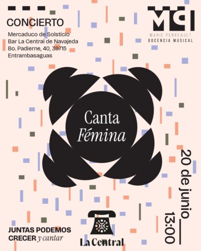 Canta Fémina en directo en La Central de Navajeda