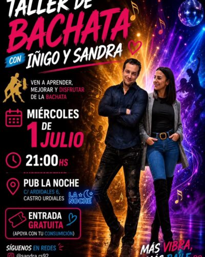 Taller de Bachata con Iñigo y Sandra en Pub La Noche
