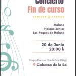 Concierto fin de curso con Halane en Cabezón de la Sal
