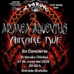 Concierto de Airare Nuf y Aranea Adventus en El Varuko