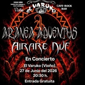 Concierto de Airare Nuf y Aranea Adventus en El Varuko