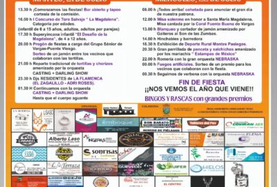 Fiestas de Vargas La Magdalena en Vargas 2026