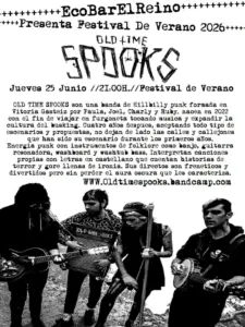 Old Time Spooks en directo en EcoBar El Reino