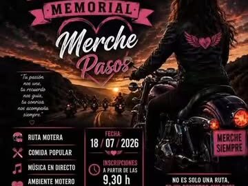 Quedada Motera Memorial Merche Pasos en Matamorosa 2026