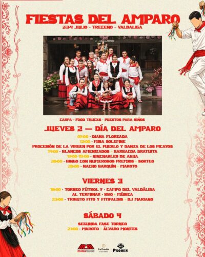 Fiestas del Amparo 2026 en Treceño, Valdáliga