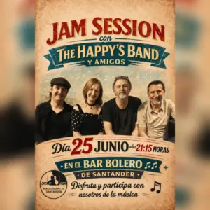 The Happy’s Band en directo en Bar Bolero, Santander