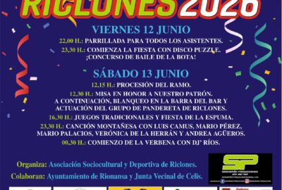 Fiestas de San Antonio en Riclones 2026