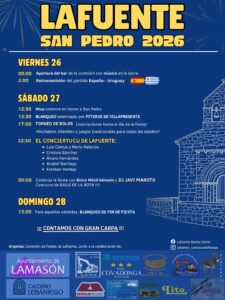 Fiestas de San Pedro 2026 en Lafuente, Lamasón