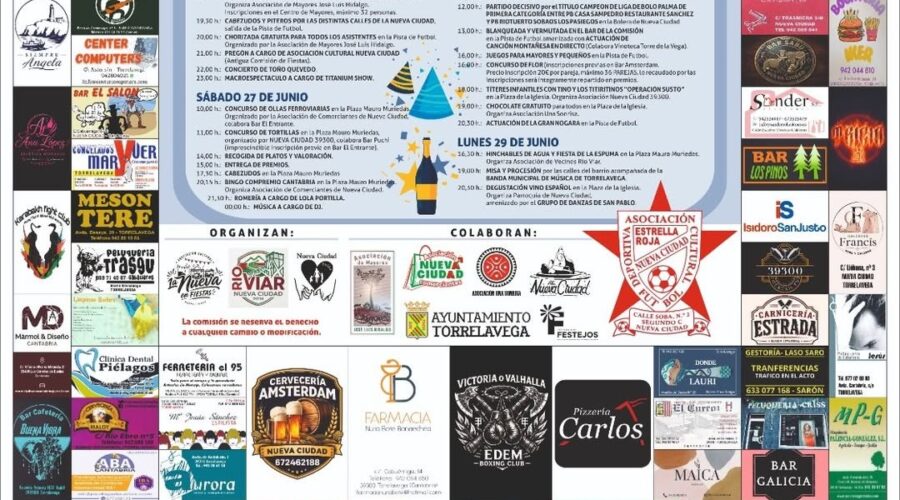Fiestas de San Pablo 2026 en Nueva Ciudad, Torrelavega