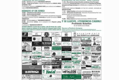 Fiestas de San Pedro de La Revilla 2026