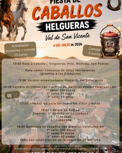 Fiesta de Caballos Helgueras en Val de San Vicente