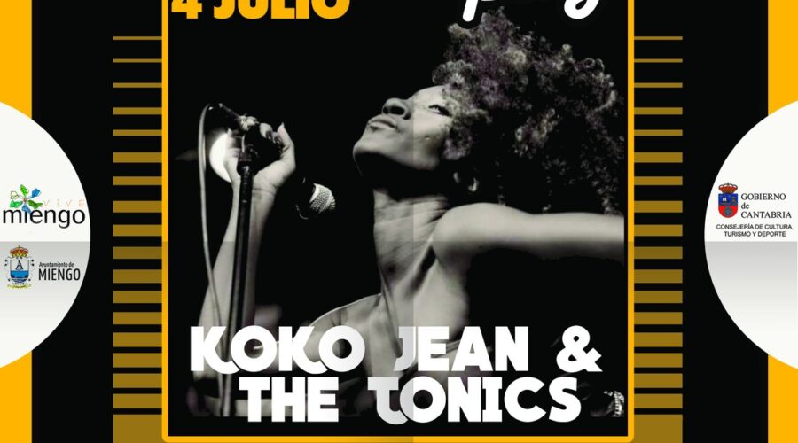 Koko Jean & The Tonics en directo en Miengo
