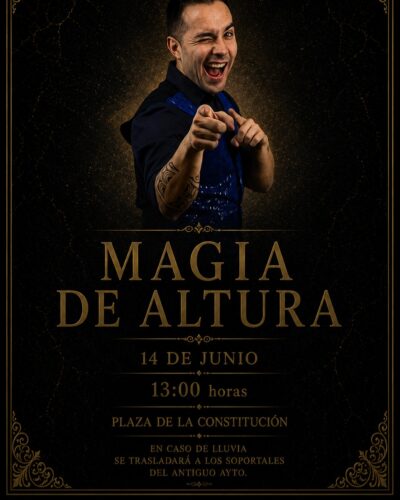 Magia de Altura en Laredo: Edu El Mago en Plaza Constitución