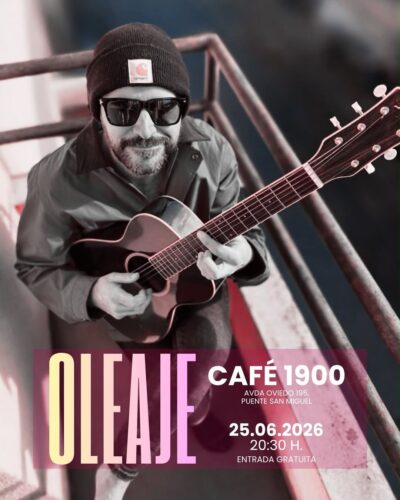 Concierto de Oleaje en Café 1900, Puente San Miguel