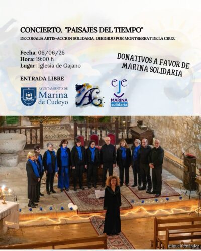 Concierto Coralia Artis en Iglesia de Gajano, Marina de Cudeyo