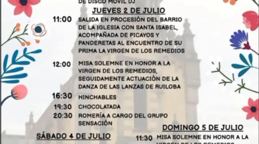 Fiestas del Remedio 2026 en Ruiloba, Cantabria