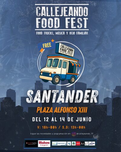 Callejeando Food Fest en Santander, Plaza Alfonso XIII 2026
