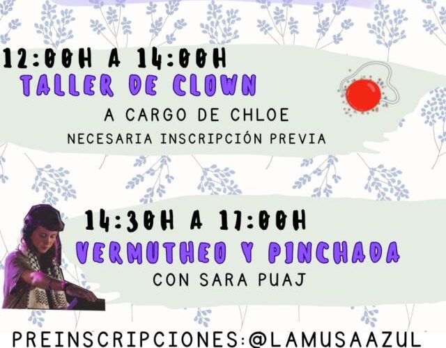 Taller de Clown y Pinchada DJ con Sara Puaj en La Musa Azul