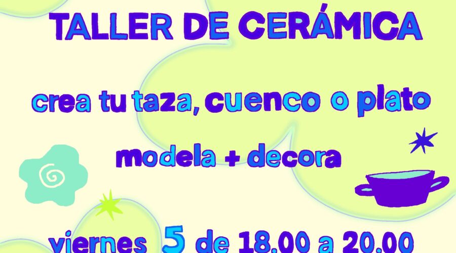 Taller de cerámica: crea tu taza, cuenco o plato