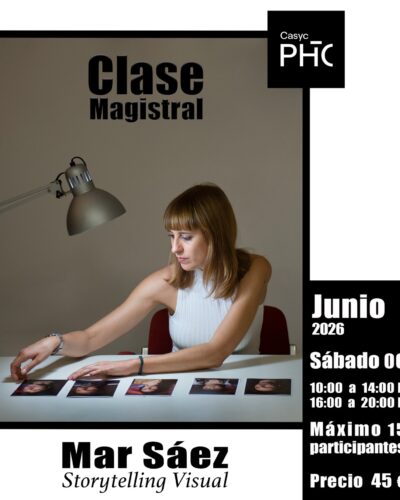Clase magistral: Storytelling Visual con Mar Sáez en CASYC