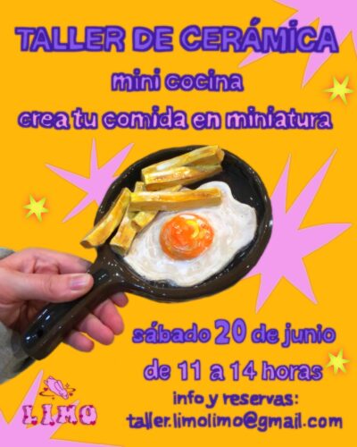 Taller de cerámica Mini cocina: crea comida en miniatura