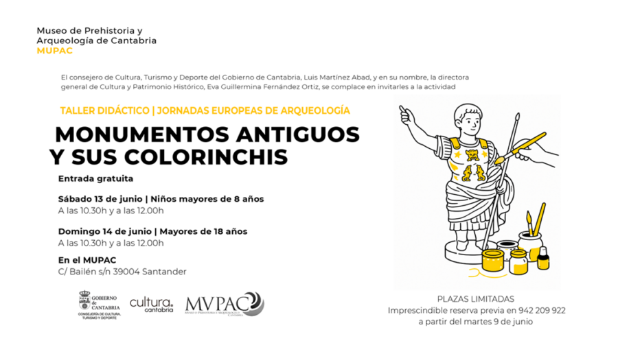 Taller infantil Monumentos antiguos y sus colorinchis en MUPAC