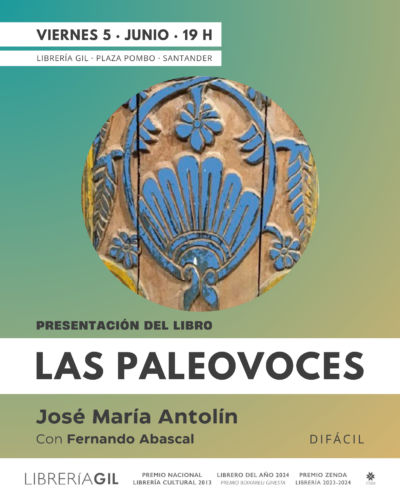 Presentación de «Las paleovoces» de José María Antolín en Santander