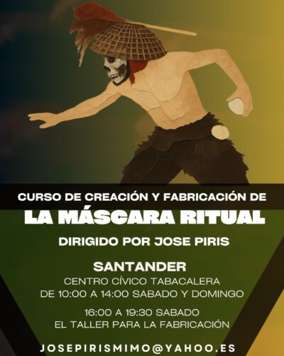 Taller de Máscara Ritual con José Piris en La Fábrica de Creación