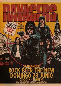 Ravagers en concierto en Santander: Punk y Hard Rock en Sala Rock Beer