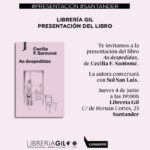 Presentación de ‘As despedidas’ de Cecilia F. Santomé en Santander