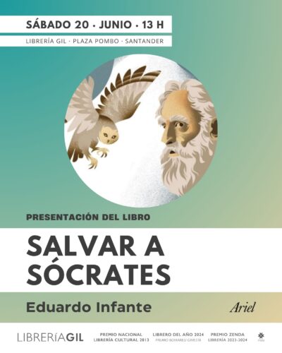 Presentación de ‘Salvar a Sócrates’ de Eduardo Infante en Librería Gil