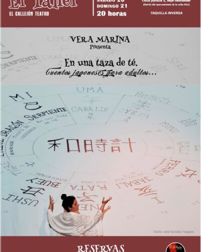 Vera Marina presenta cuentos japoneses en El Callejón Teatro