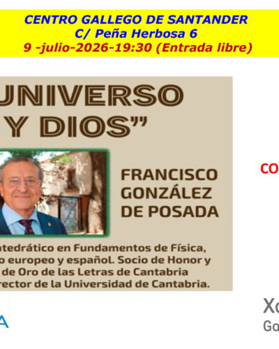 Conferencia Universo y Dios con Francisco González de Posada
