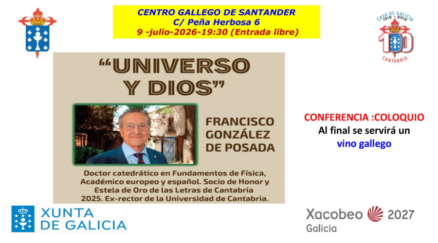 Conferencia Universo y Dios con Francisco González de Posada