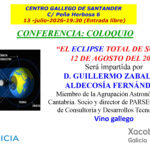 Conferencia: El eclipse total de sol del 12 de agosto de 2026