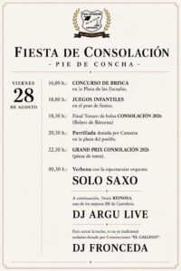 Fiestas de Ntra. Sra. de Consolación en Pie de Concha